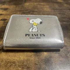 PEANUTS スヌーピー カードケース シルバー