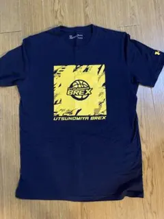 【アンダーアーマー】宇都宮ブレックス 公式Tシャツ M ネイビー BREX