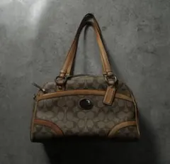 y2k archive COACH Leather Boston Bag
