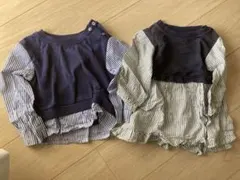 ストライプ お揃いコーデ　2枚セット