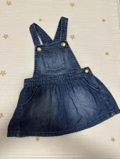 【美品】baby gapデニムジャンパースカート