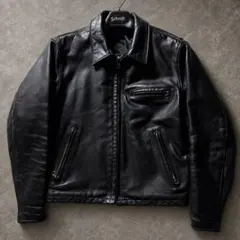 美品/希少 schott トラッカージャケット 652 本革 ブラック 38 - メルカリ