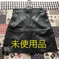 ZARA革フェイクスカート　⭐︎未使用品⭐︎