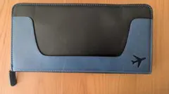 青と黒の長財布