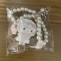 ♡サンリオ ホワイトフリルデザインシリーズ シークレットストラップ キティ♡