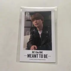BE:FIRST MEANT TO BE シュント入場特典 フォト風カード第1段