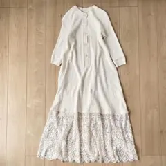 美品 マーラカランコエ Sheer Jacquard VNeck Dress S - メルカリ