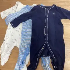 男の子ロンパース3点セット　ラルフローレン2枚+GAP1枚