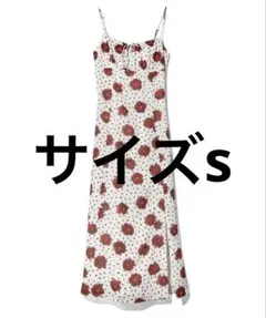 新品タグ付 ROSY LUCE LIP PRINT CAMI DRESS - メルカリ