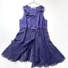 美品】ピンクハウス 近年モデル✨ ティアードワンピース ピコフリル 花