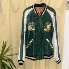 50s テーラー東洋緑別珍スカジャン 短丈 リバーシブル tt10727 - メルカリ