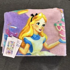 【未使用品】ディズニー　不思議の国のアリス　70周年　記念バスタオル