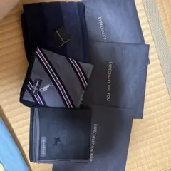 Burberry & Polo Ralph Lauren ハンカチ3枚セット