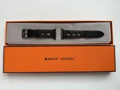 【エルメス】アップルウォッチバンド「シンプルトゥール ラリー 」レザー/ブラック