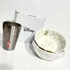 （Y）【未使用】ディズニー ミッキー＆ミニー 2個 ステンレスタンブラー セットのサムネイル