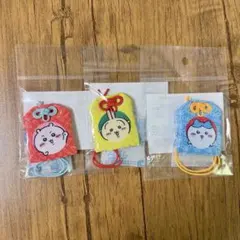 ナガノキャラクターズ 四字熟語 お守り ちいかわ　ハチワレ　うさぎ　 3点セットのサムネイル