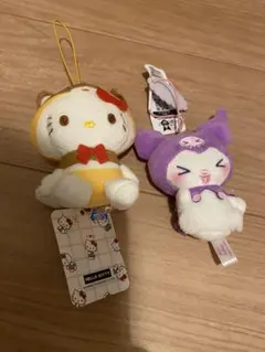 ハローキティ　クロミ　ぬいぐるみセット　サンリオ