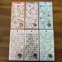 【正規品】ボンボンドロップシール　サンリオ文字　６種セット　マイメロ　クロミ　他