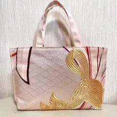 帯リメイク　ミニトートバッグ　335