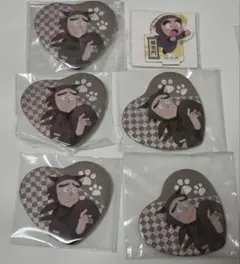 忍たま 諸泉尊奈門 ハート缶バッジ まとめ売り