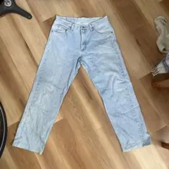 Wrangler ライトブルーストレートデニム