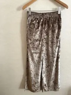 未使用⭐︎apres jour アプレジュールミニョン☆ベロアパンツ