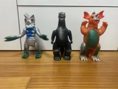 ブルマァク　ソフビ　ウルトラマン ソフビ ゴジラ　バルタン星人　バラゴン復刻版