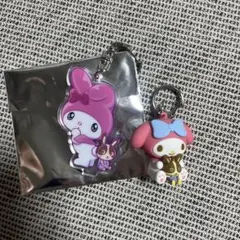 マイメロディ アクリルキーホルダーとフィギュアセット　宇佐美　コラボ