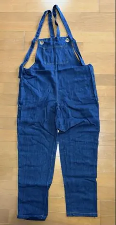 デニム サロペット オーバーオール L