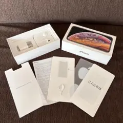 【空箱】iPhone Xs Gold 256GB 空箱＆純正アクセサリーセット