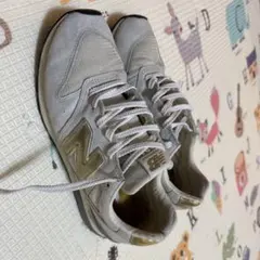 New Balance CM996JGS 26.0cm ホワイト/ゴールド