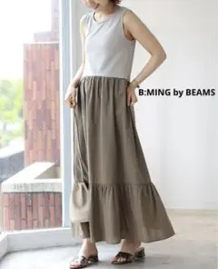 ★ B:MING by BEAMS トンプキン ノースリーブ ワンピース