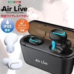 【送料無料】完全ワイヤレスイヤホン　※モバイルバッテリー付き