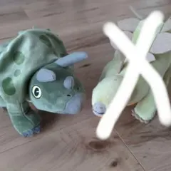 ジュラシックワールド 恐竜 ぬいぐるみ 2体セットステゴサウルストリケラトプス