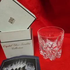 ★お値下げ★　HOYA クリスタルガラス　桜　ロックグラス