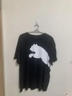 PUMA プーマ ビッグロゴ Tシャツ ブラック