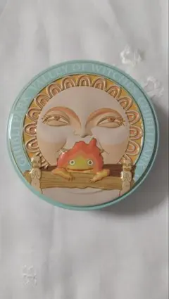 【ジブリパーク】キャンディ缶　中身あり　暖炉とカルシファー　ハウルの動く城