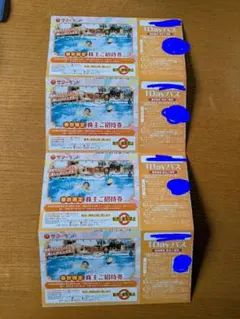 サマーランド 2026 春秋限定　株主ご招待券　4枚セット