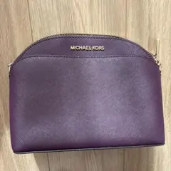 MICHAEL KORS パープルショルダーバッグ