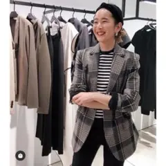 ★新品未使用★Theory チェック柄 テーラードジャケット サイズ2