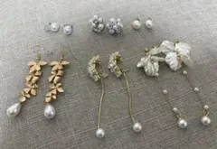 結婚式　挙式　前撮り　ウエディング　アクセサリー　ピアス　ブライダル