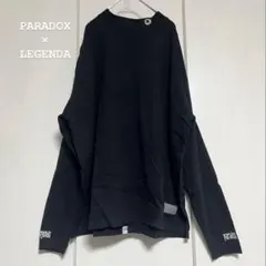 〖LEGENDA × PARADOX〗長袖カットソー ブラック