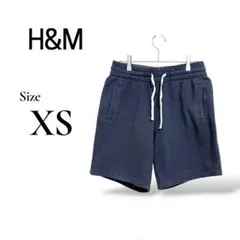 H&M エイチアンドエム スウェットパンツ ハーフパンツ ネイビー S相当のサムネイル