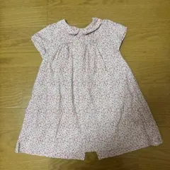 美品 PETIT BATEAU 花柄 リバティ 前後 2way ワンピース 81