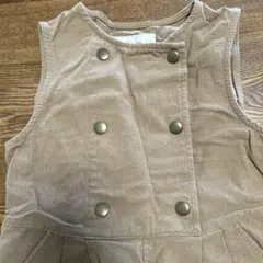 ダブルボタン オーバーオール