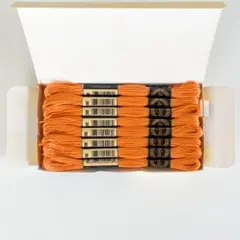 刺繍糸 25番 マリーゴールド 黄土色 金茶 まとめ売り ハンドメイド 24束