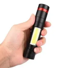 h37○USBケーブル付き★懐中電灯 led USB充電式 強力 防水 271のサムネイル