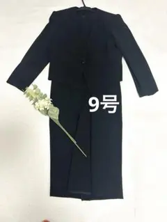 【美品✨】ブラックワンピーススーツ喪服9号