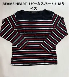 BEAMS HEART（ビームスハート） M ストライプカットソー