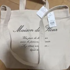 Maison de FLEUR ブランドロゴキャンバス2Wayトートバッグ